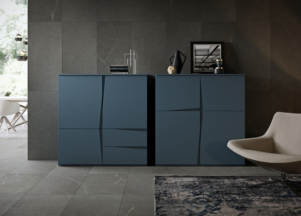 Birch Highboard LOXI with Doors Radis birch highboard Interiu