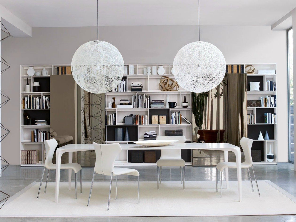Modern Minimalist Dining Room with Parisian Apartment Style
