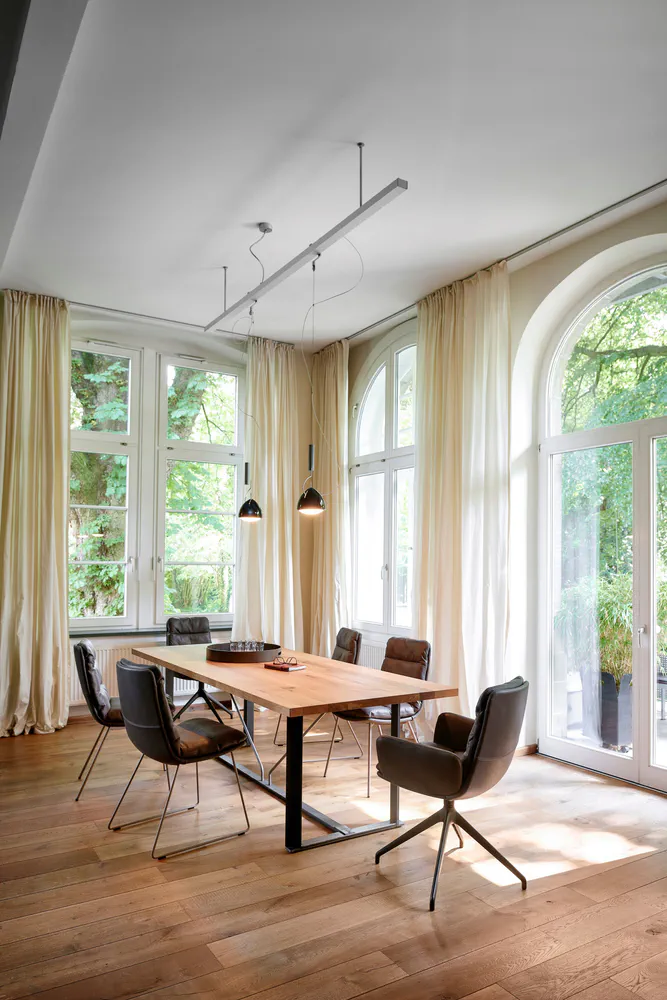 Elegant Dining Room with Scenic Views