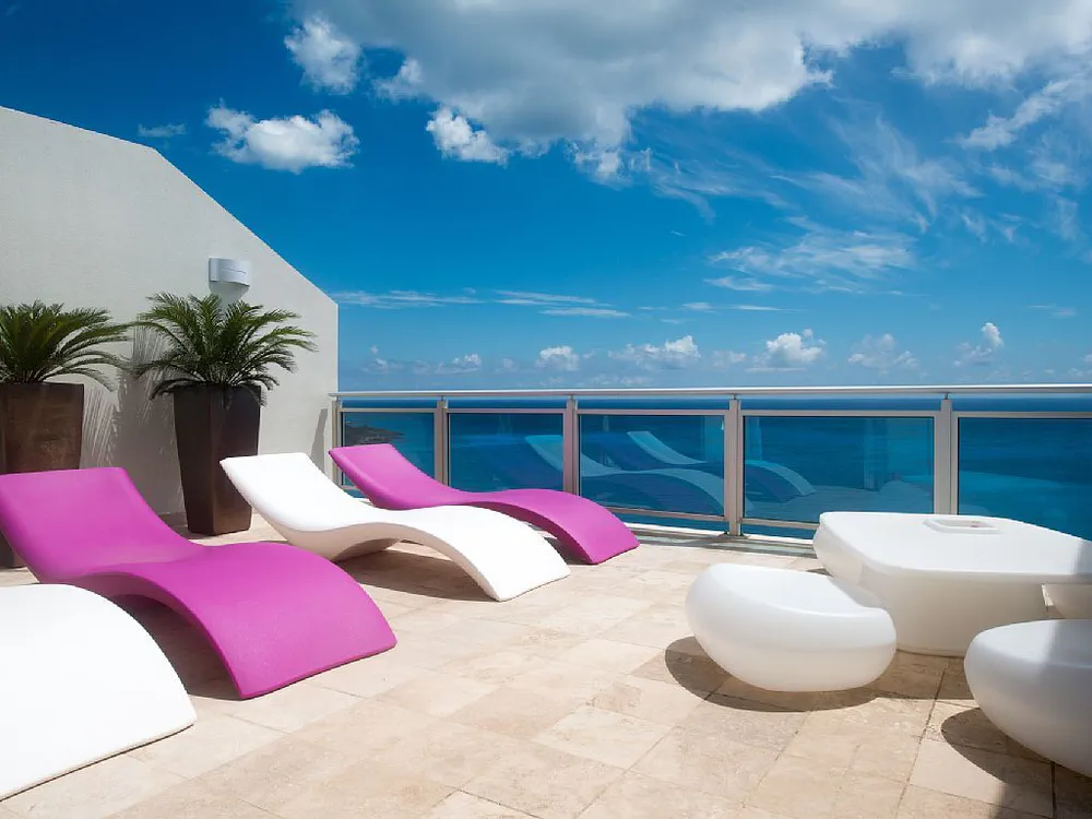 Modern Ocean View Living Room