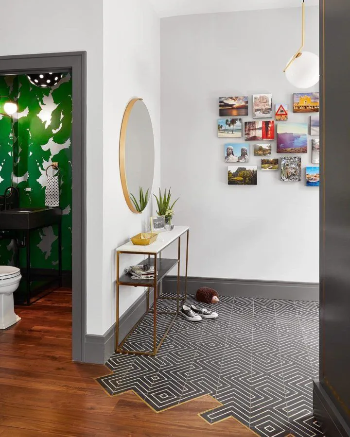 Chic Fusion Entryway Design