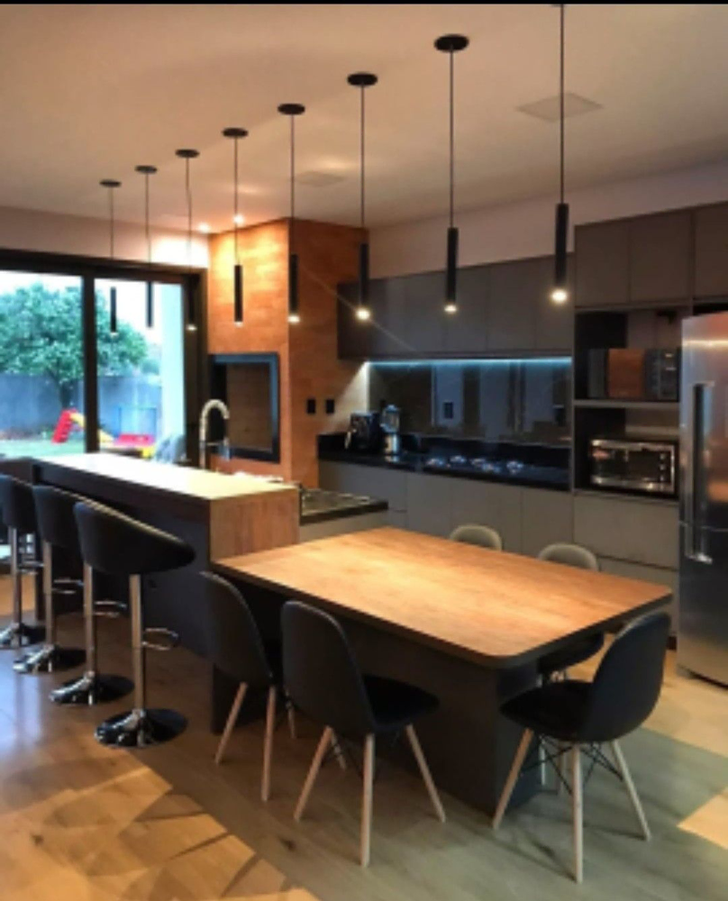 Chic Modern Tropical Kitchen