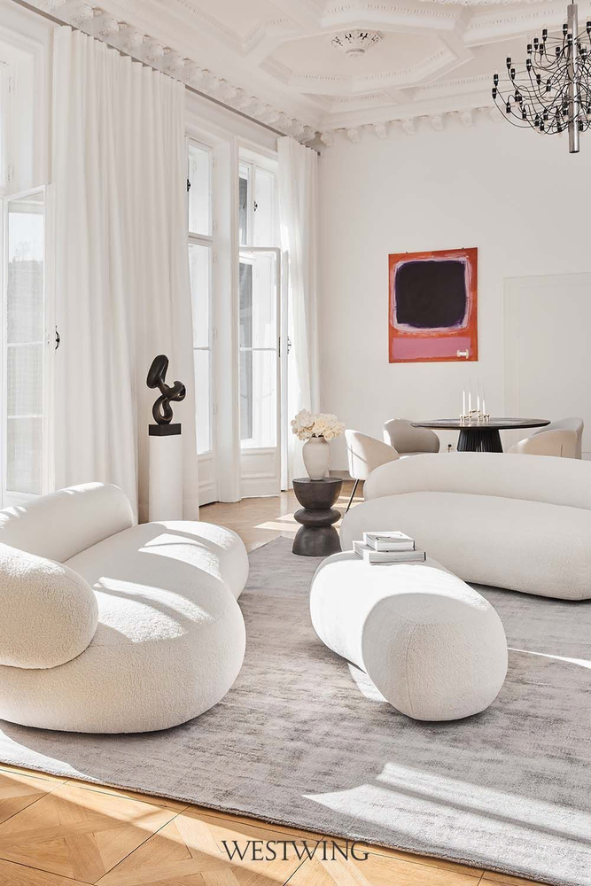 Modern Parisian Living Room Elegance