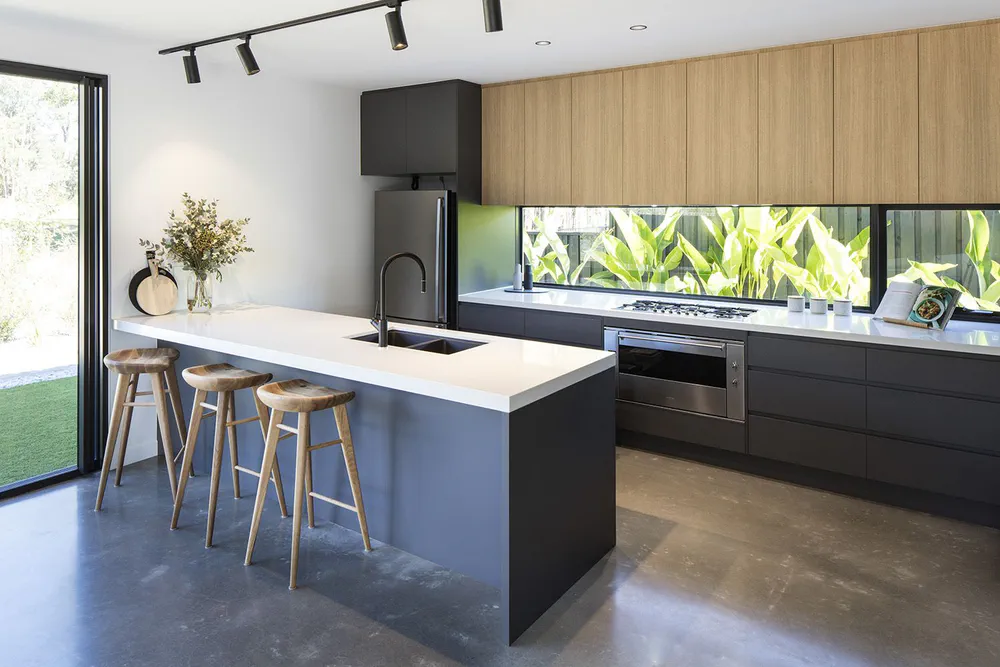 Modern Chic Accessible Loft Kitchen