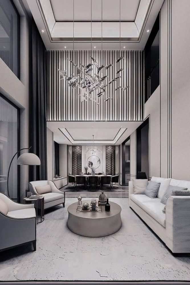 Contemporary Elegant Living Room