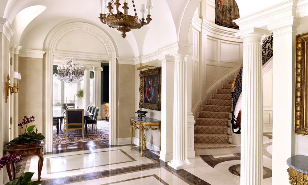 Rustic Modern Fusion Penthouse Living Room