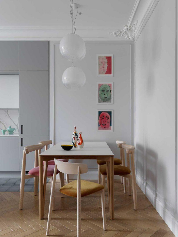 Artful Dining in Modern Industrial Style
