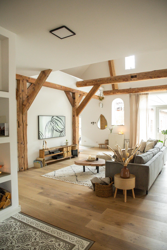 Modern Industrial Living Room