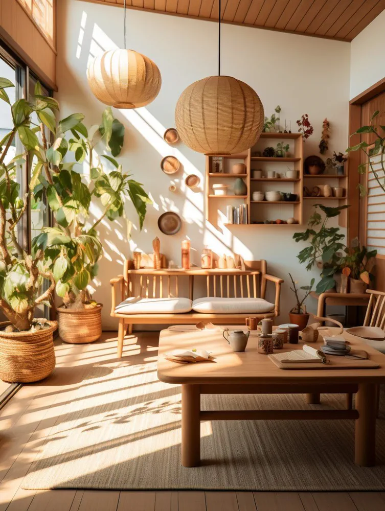 Minimalist Rustic Dining Haven