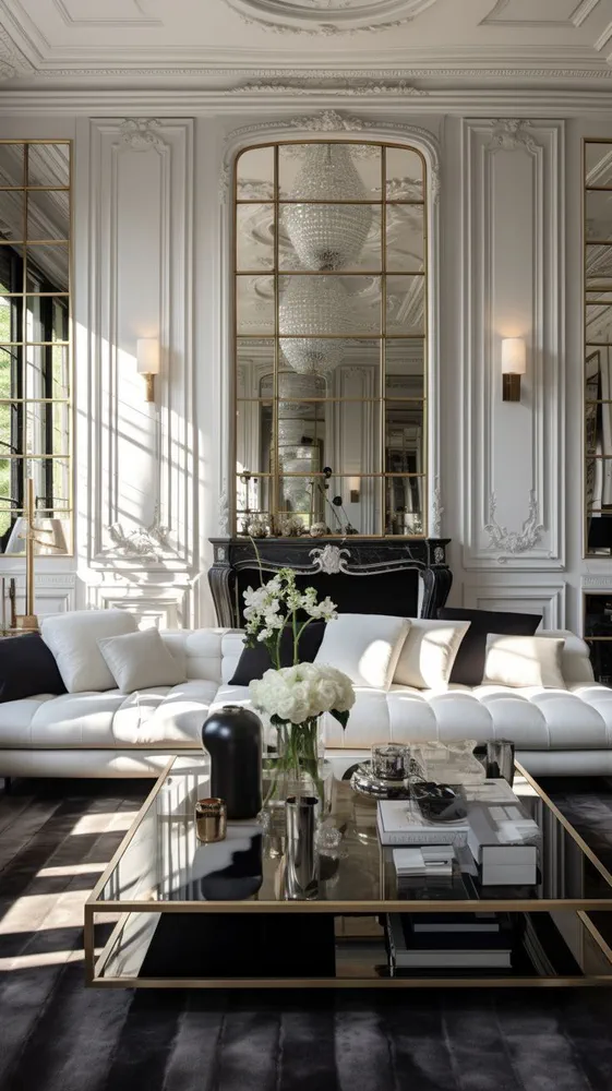 Elegant European Living Room Update