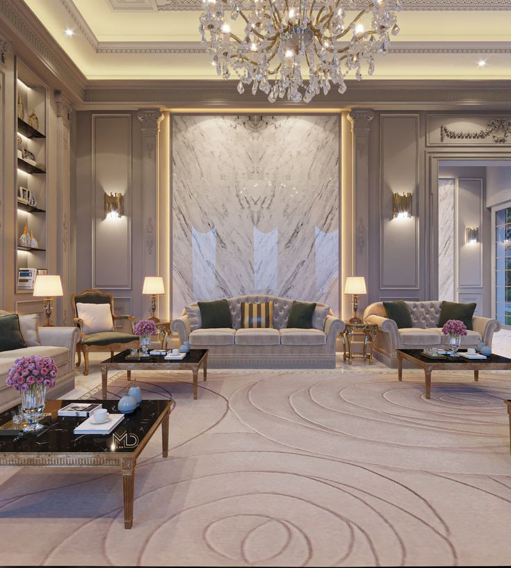 Modern Living Room Design for a Fashion Designer in Cyprus