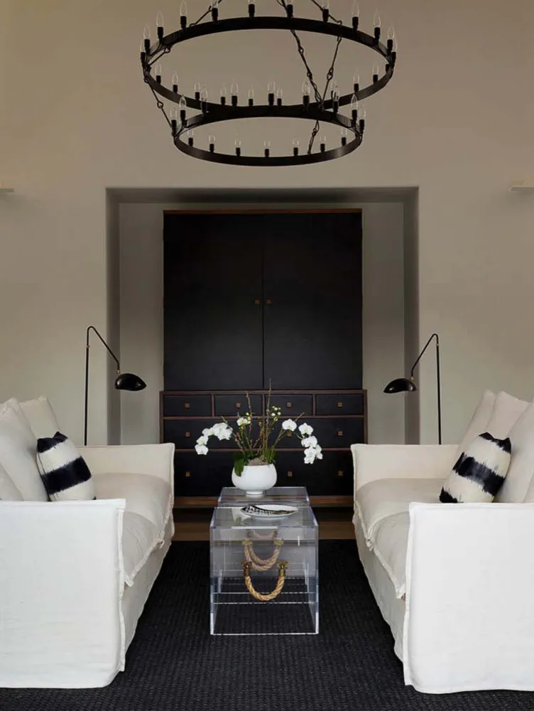 Sophisticated Coastal Luxury Living Room