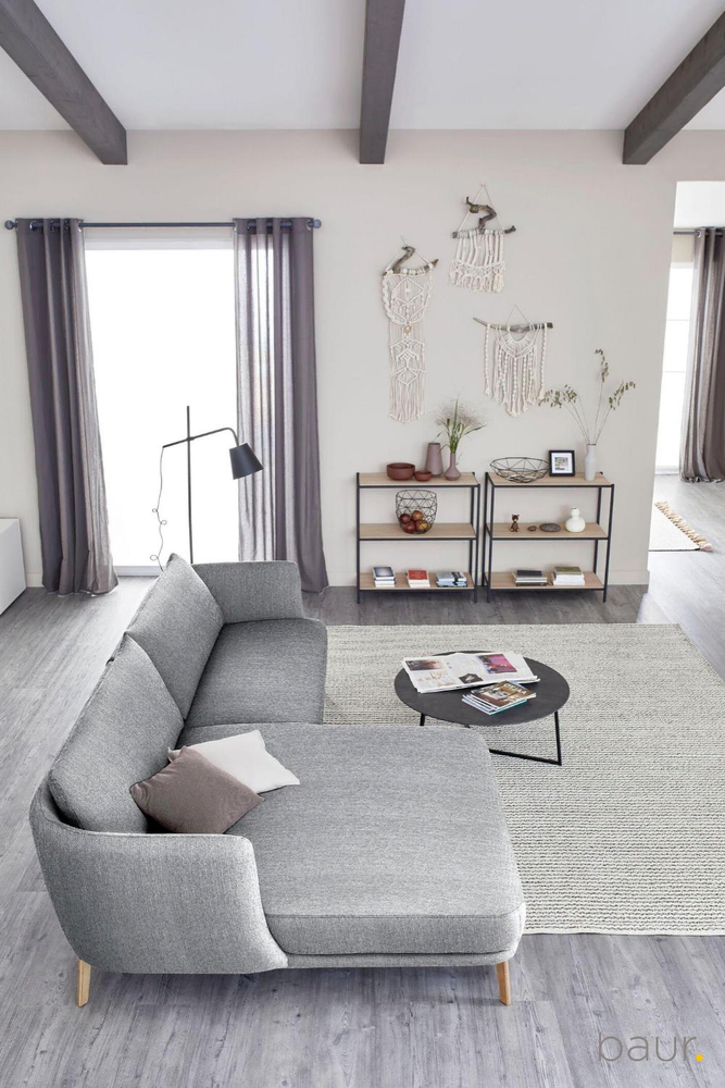Modern Pet-Friendly Scandinavian Living Room Design