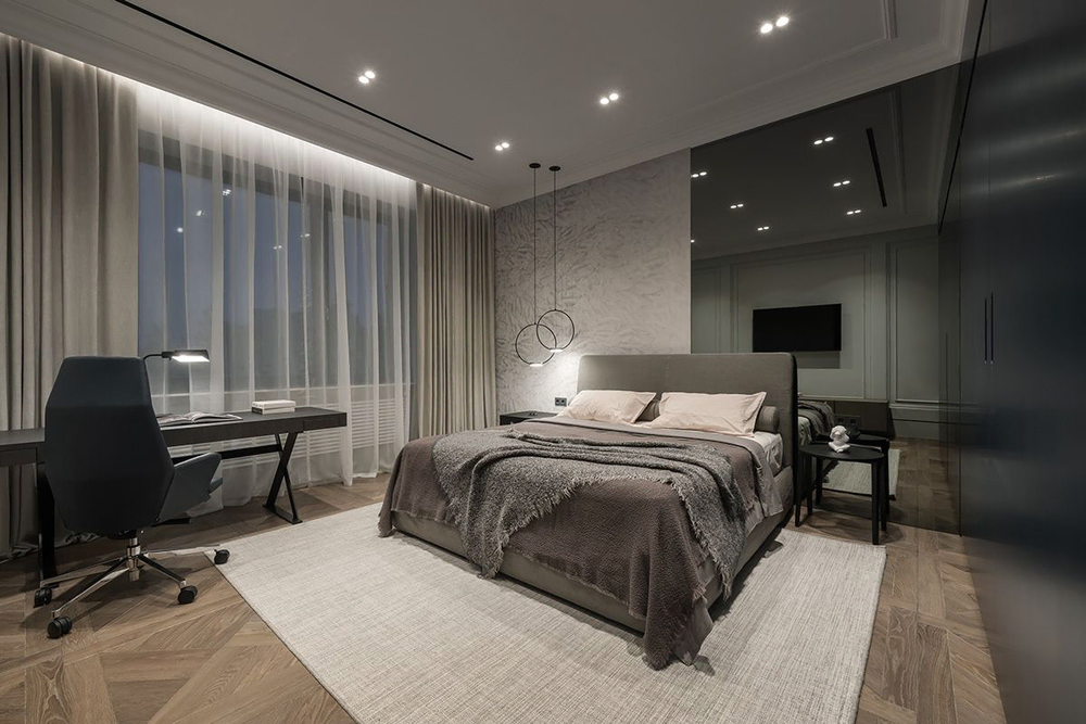 Modern Minimalist Master Bedroom for a Tech Startup Founder
