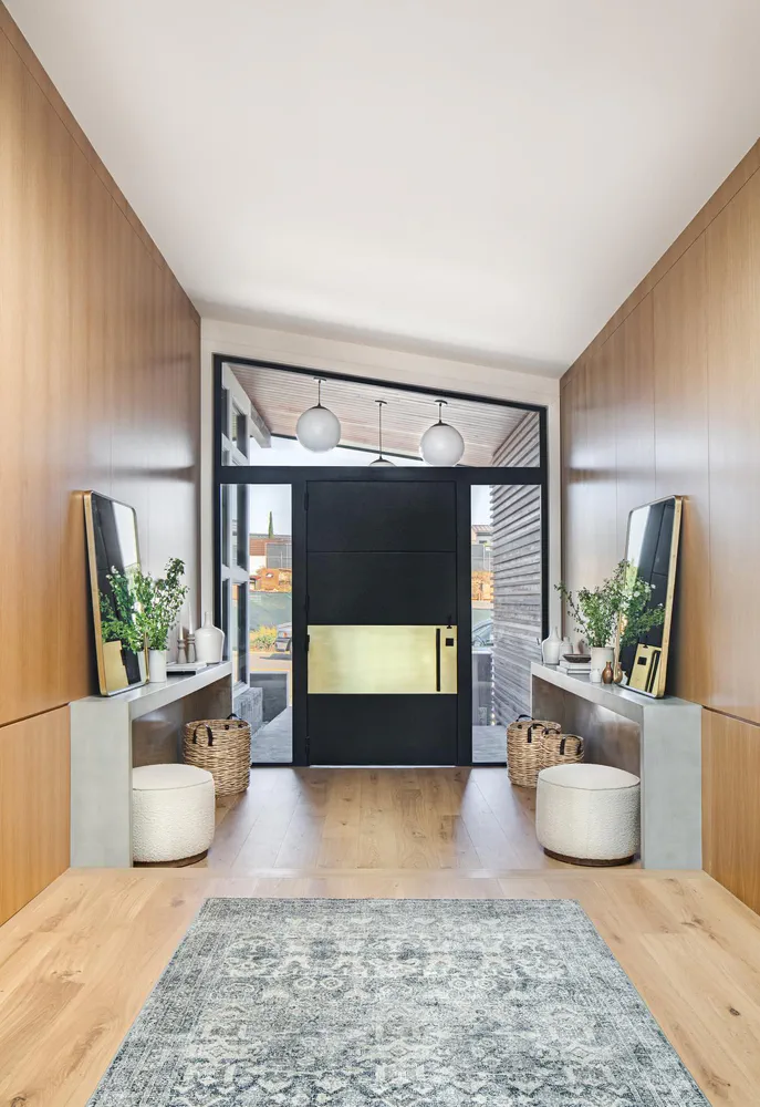 Modern California Casual Home Office Design