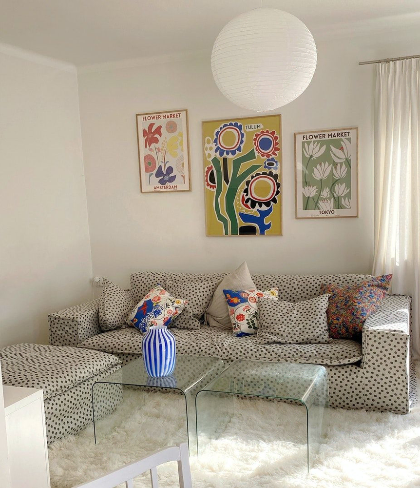 Chic Eclectic Living Room Design