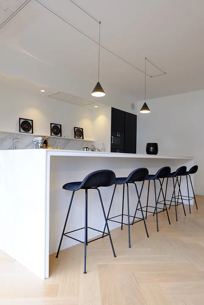 Modern Bauhaus Kitchen Design for Growing Family