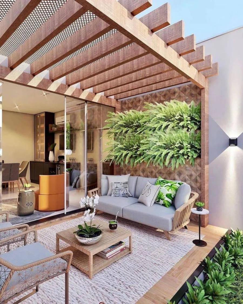 Modern Scandinavian Balcony Design for a Chateau Renovation
