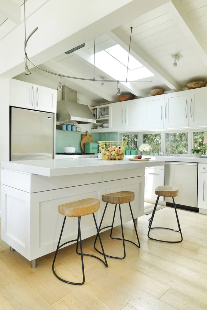 Contemporary Mediterranean Kitchen Design with Industrial Touches