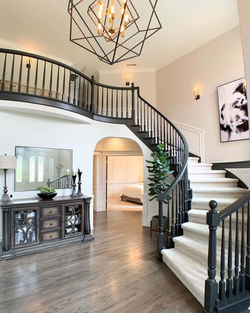 Luxurious Modern Eclectic Foyer