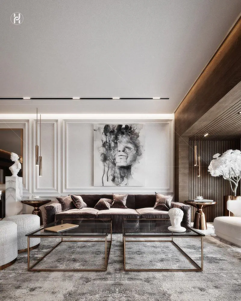 Contemporary Elegant Living Room