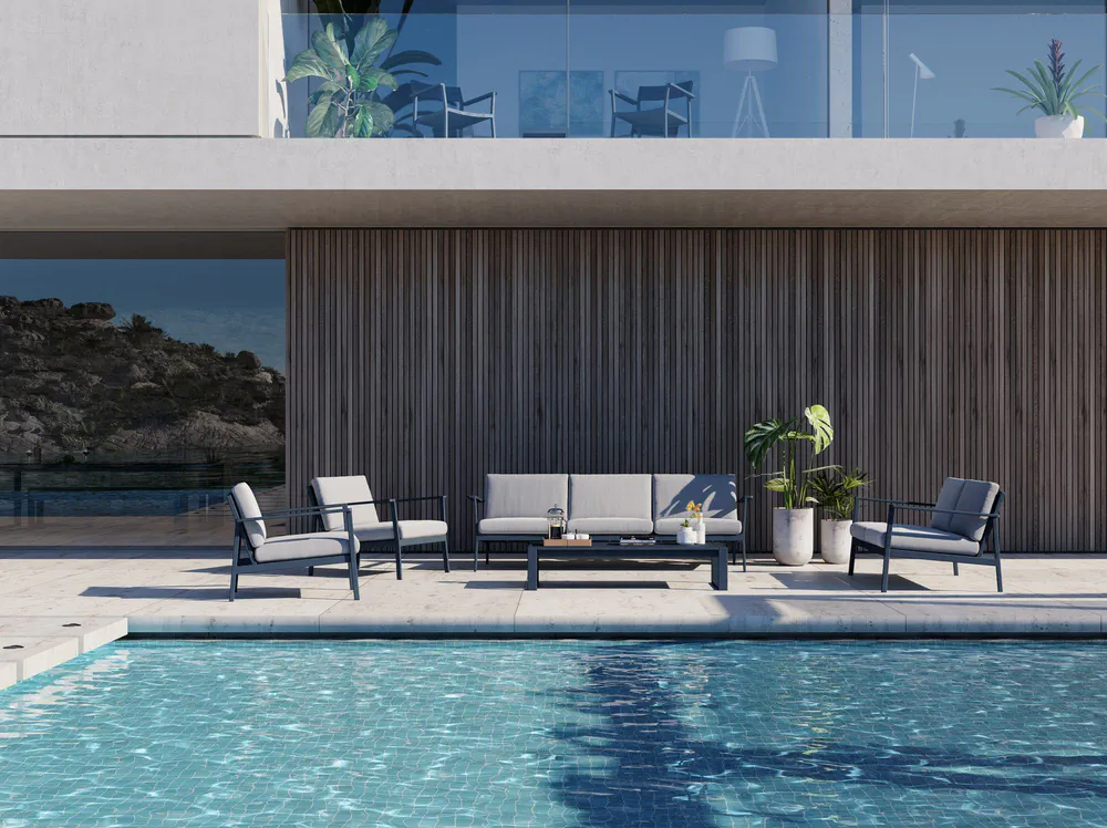 Modern Minimalist Sustainable Outdoor Patio Design