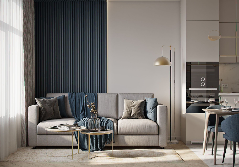 Scandinavian Elegance in Beachfront Living
