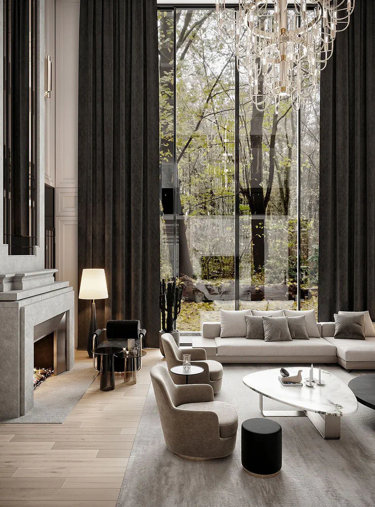 Modern Luxe Living Room Inspiration