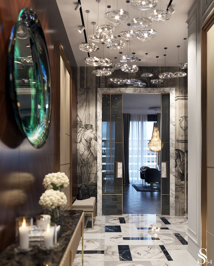 Elegant Art Deco Living Room Retreat