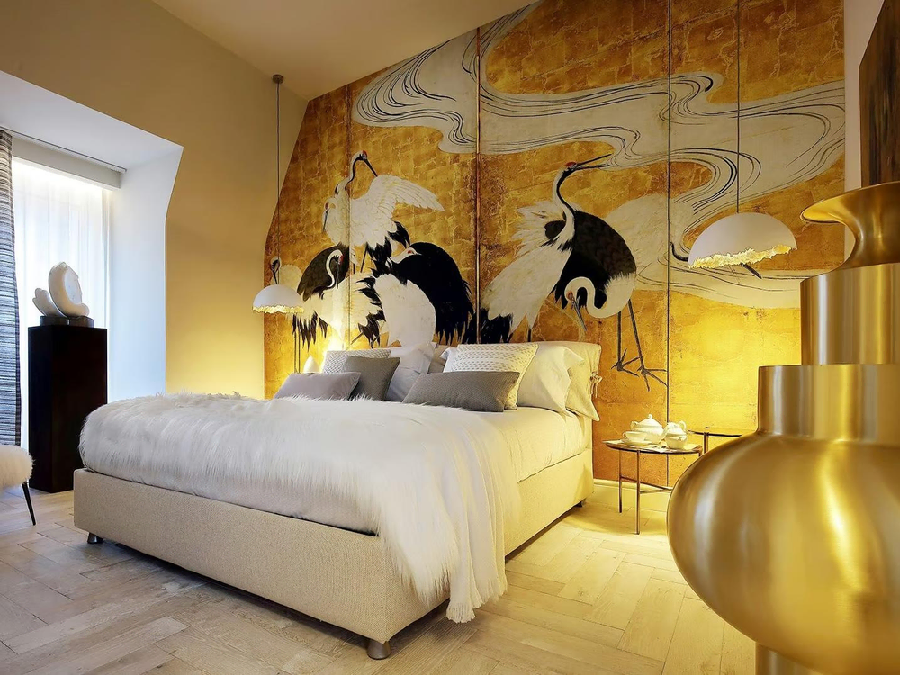 Modernist Steampunk Chic Living Room Design