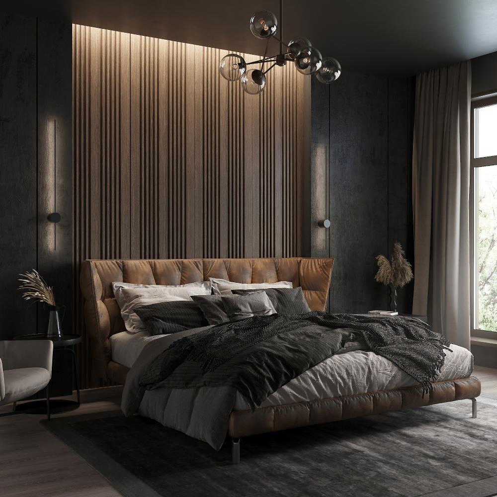Futuristic Bedroom with Sustainable Design