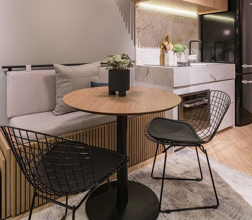 Modern Dining Room Design for a Fashion Icon