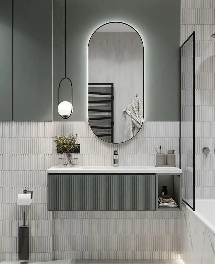 Modern Coastal Hampton Style Bathroom Design