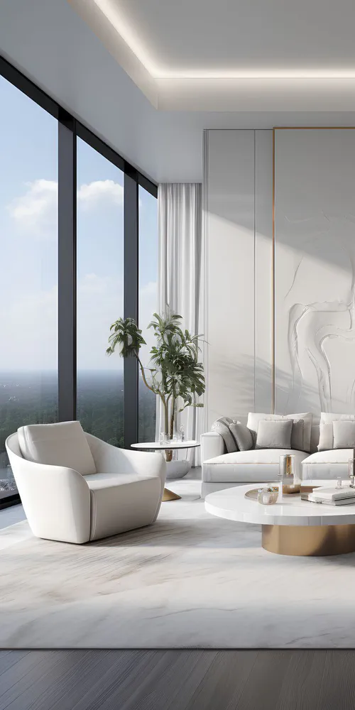 Modern Penthouse Renovation: Maximizing City and Sea Views