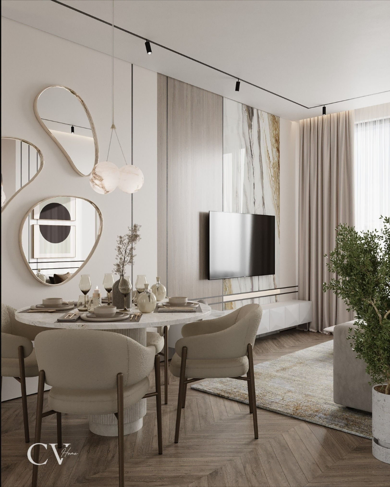Modern High-tech Futuristic Living Room Design