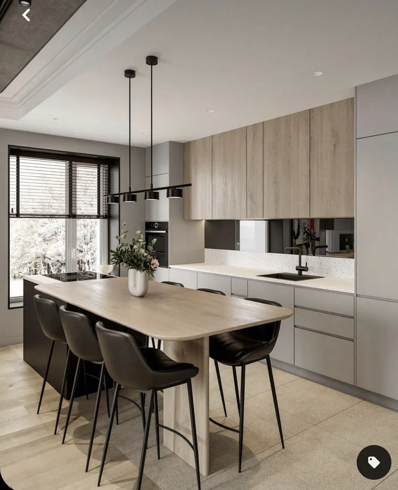 Sleek Modern Minimalist Kitchen