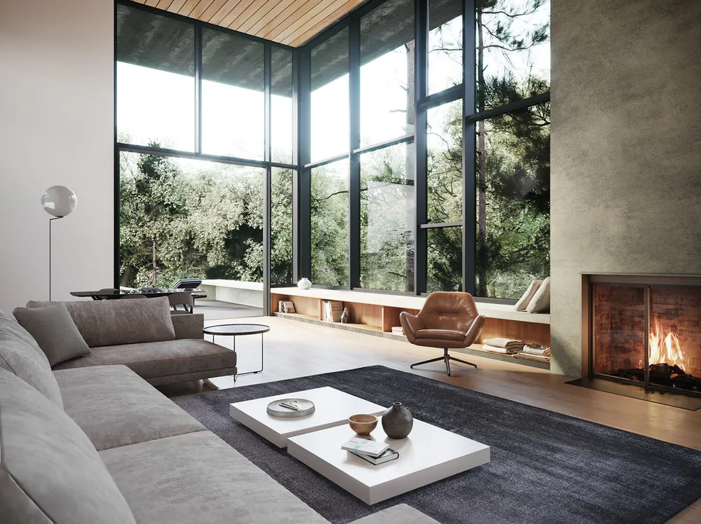 Modern Minimalist Living Room Design for Aging Parents