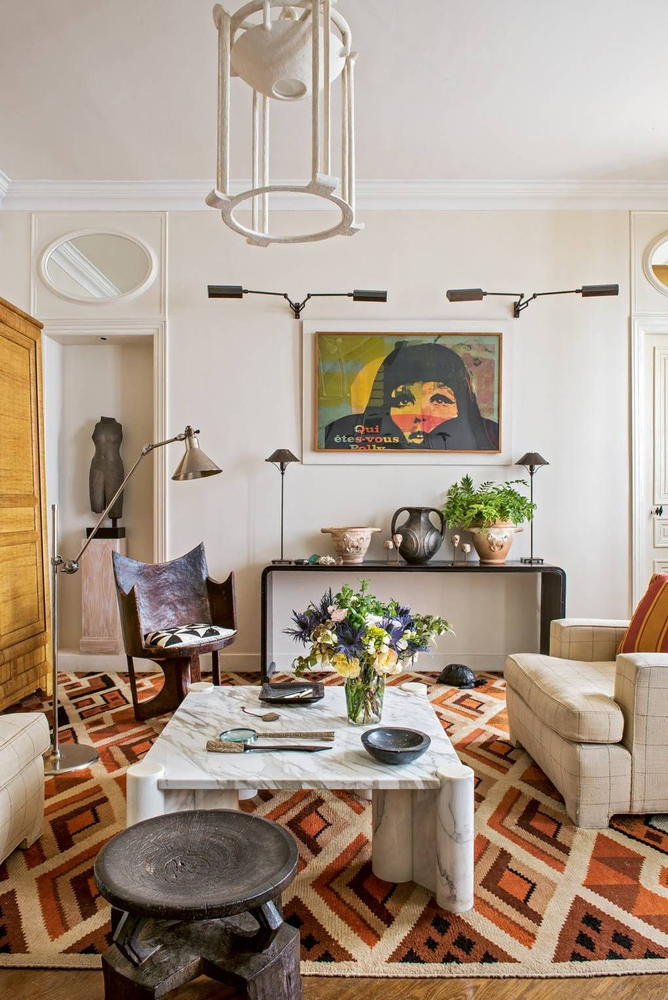 Modern Bauhaus Living Room Design for a Local Celebrity