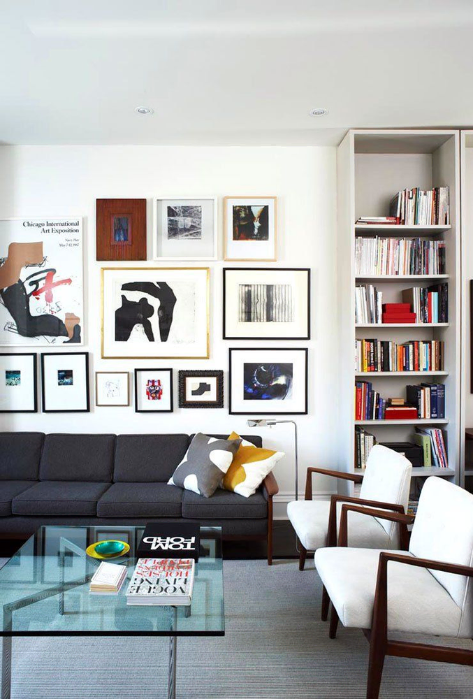 Modern Bauhaus Living Room Design for a Local Celebrity