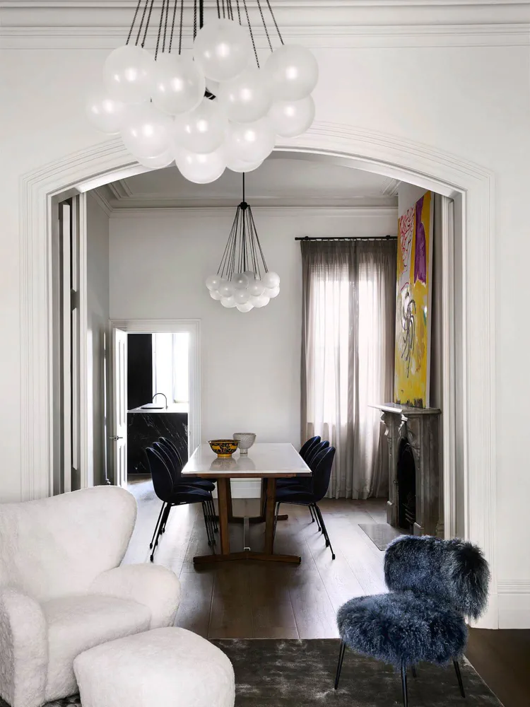Modern Chef's Kitchen: Parisian Apartment Style for Multi-generational Living