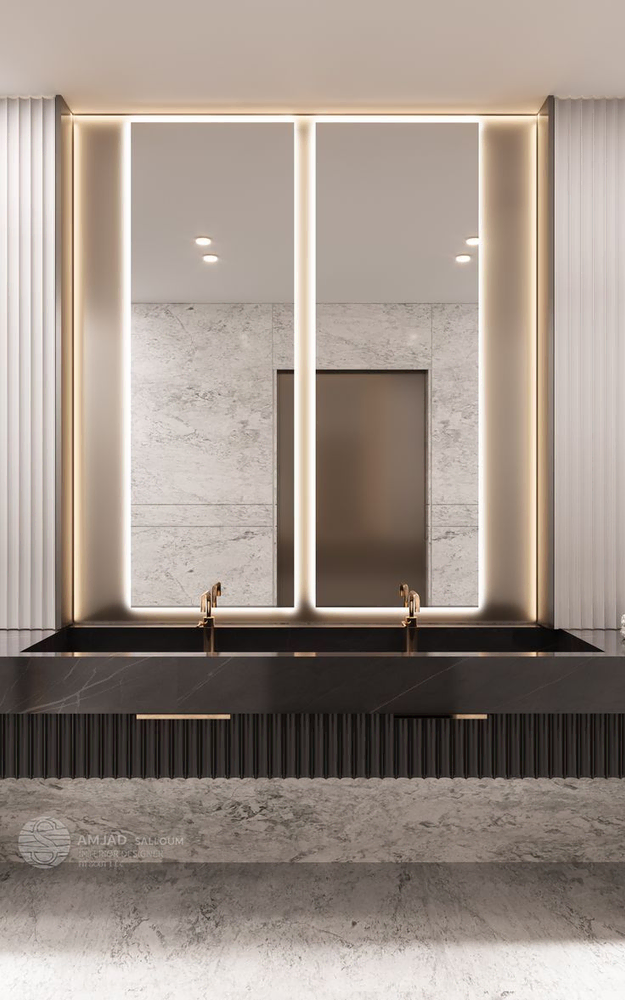 Modern Marble Bathroom Design