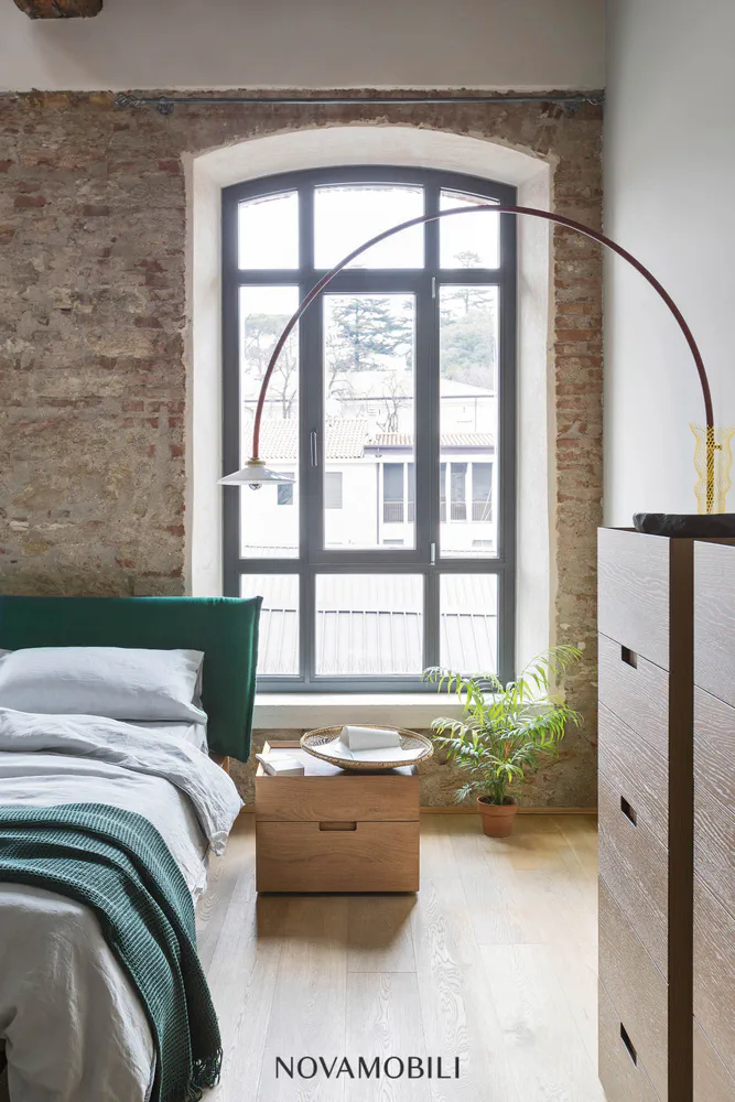 Warmth Meets Technology: Nordic Noir Bedroom
