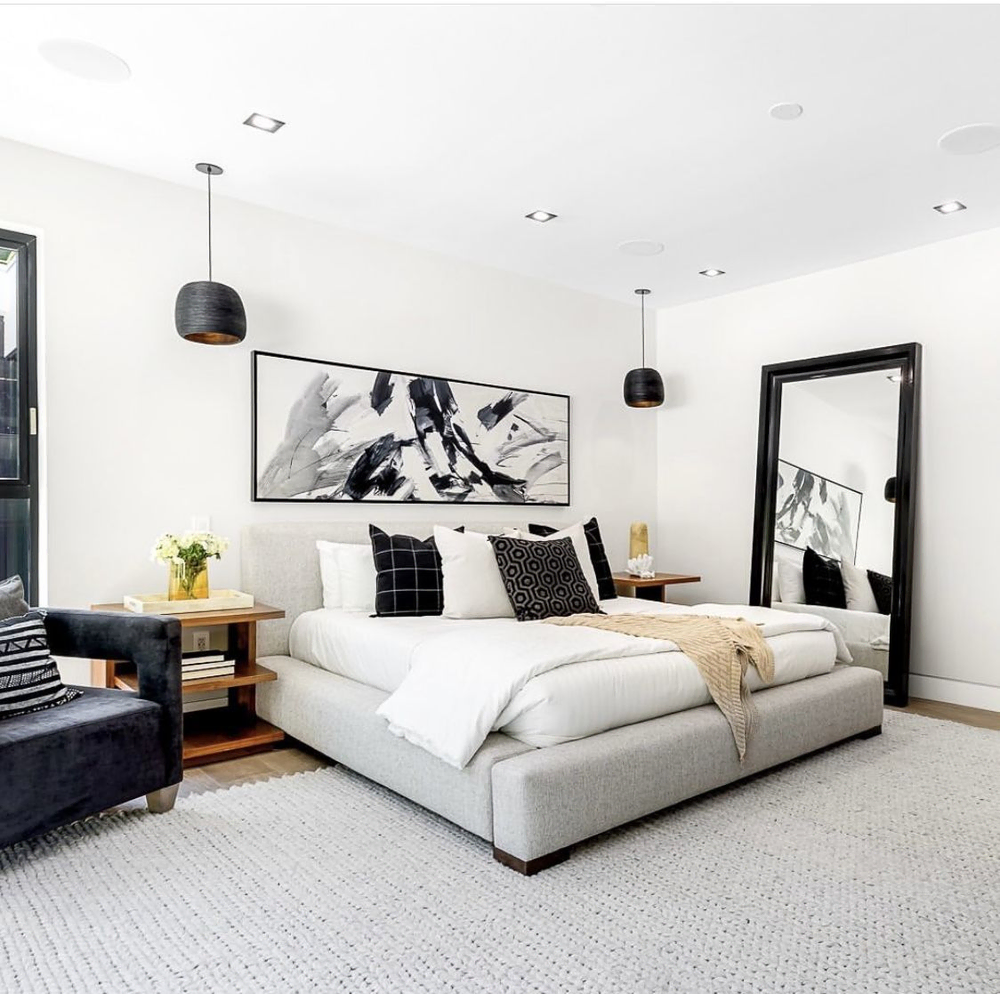 Modern Minimalist Cozy Bedroom