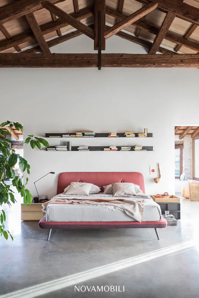 Modern Rustic Bedroom Design for a University Professor