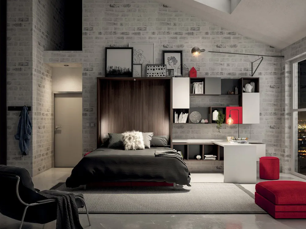 Modern Minimalist Penthouse Living Room Design