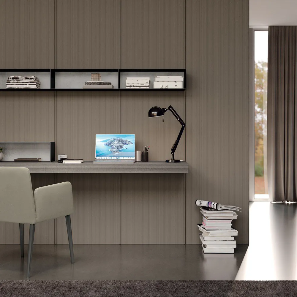 Modern Home Office with Eco-Friendly Design