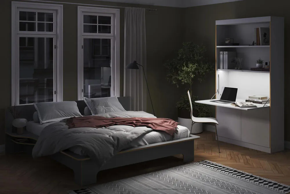 Brutalist Modern Sustainable Bedroom Design