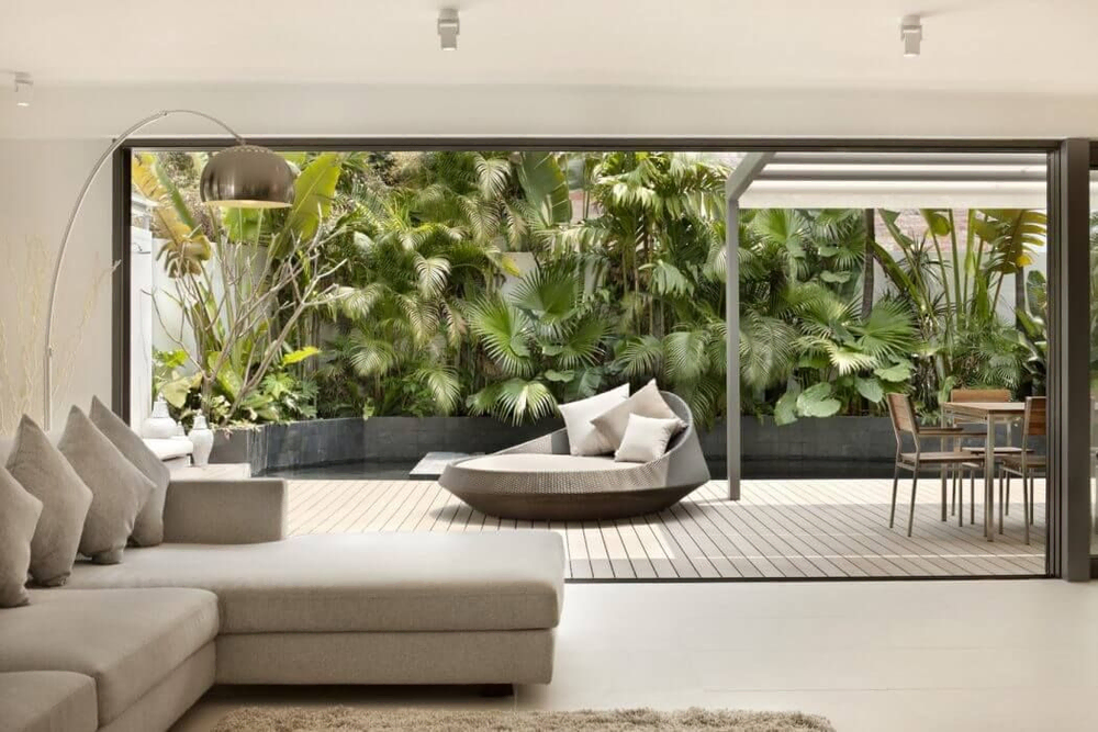 Modern Handicap Accessible Living Room Design