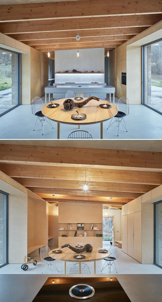 Rustic Contemporary Living Space