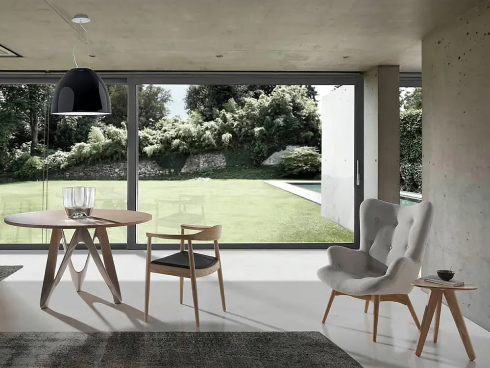 Modern Minimalist Dining Room with Eco-Friendly Materials
